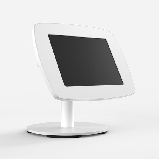 Bouncepad Counter 60 - A secure tablet & iPad tablet stand in white.