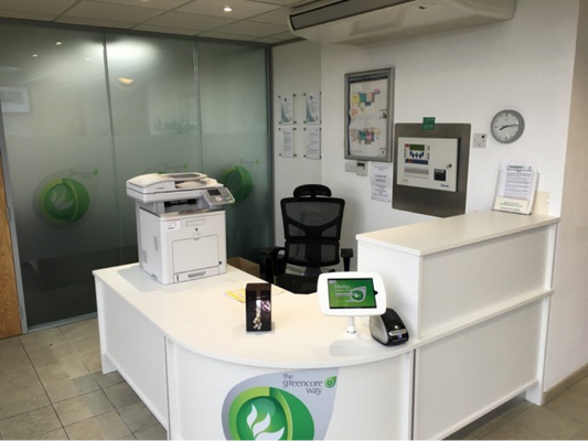 Reception Area Gets Digital Facelift at Greencore Facilities