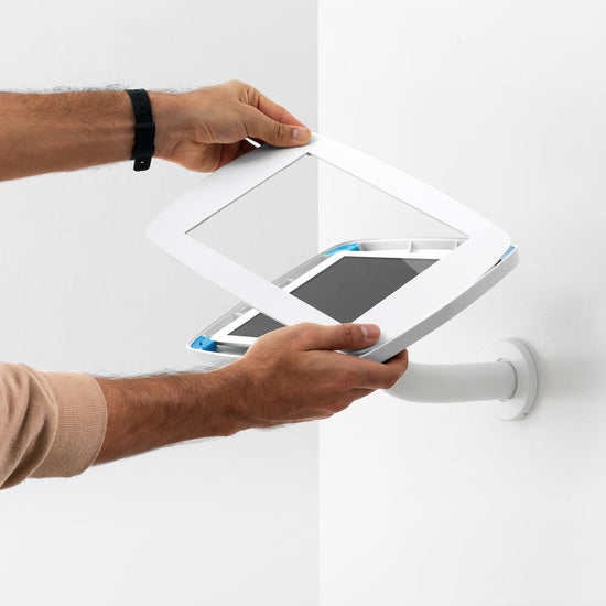 Bouncepad Branch - A secure tablet & iPad wall mount in White.