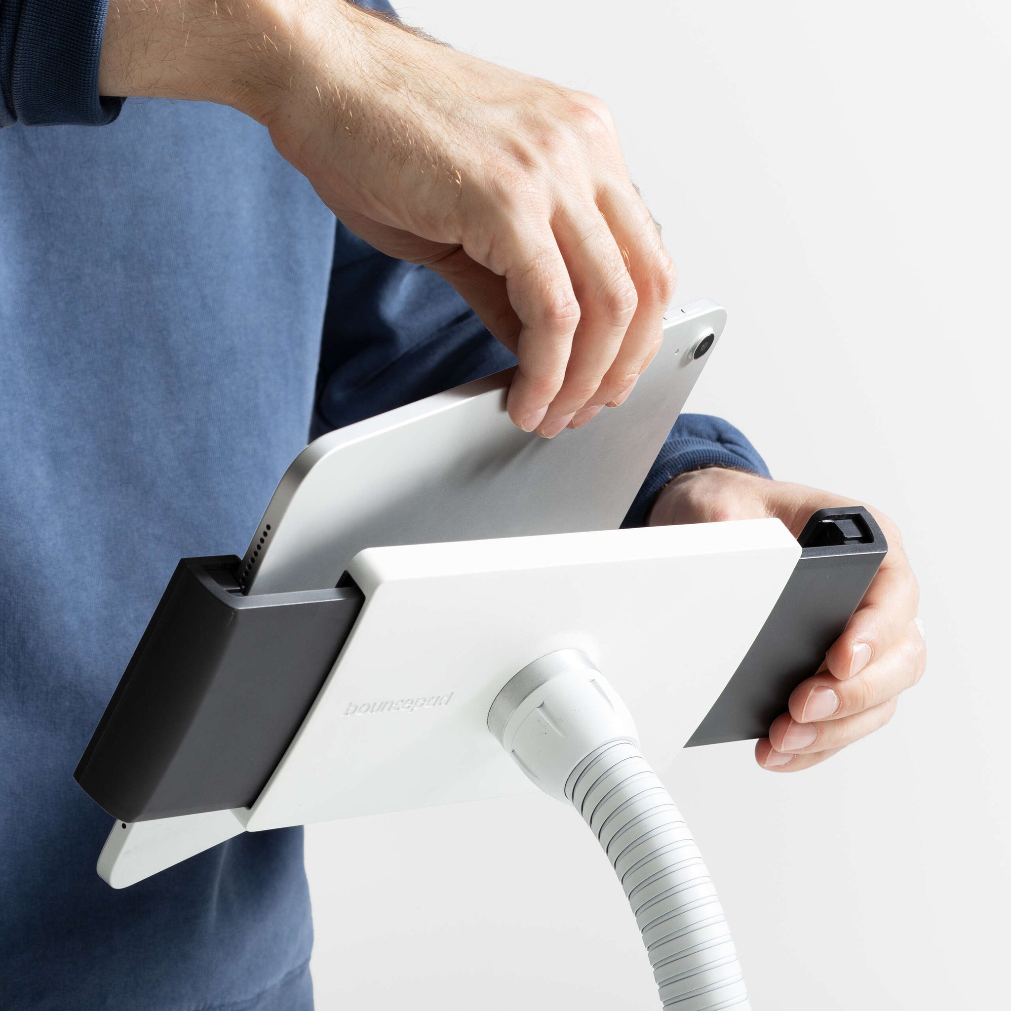 Adjustable Desk Tablet Holder | Bouncepad Clip Flex